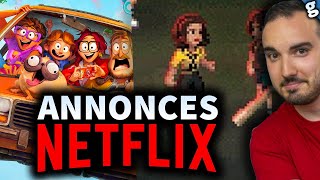 NETFLIX se lance dans le jeu vidéo  SUCCÈS du MOMENT et PLUS GROS film d'ANIMATION !