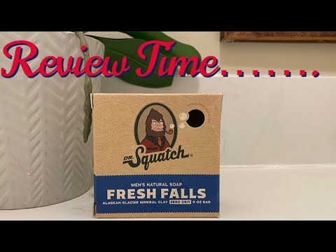 Dr. Squatch Men's All Natural Bar Soap - Fresh Falls - Clean