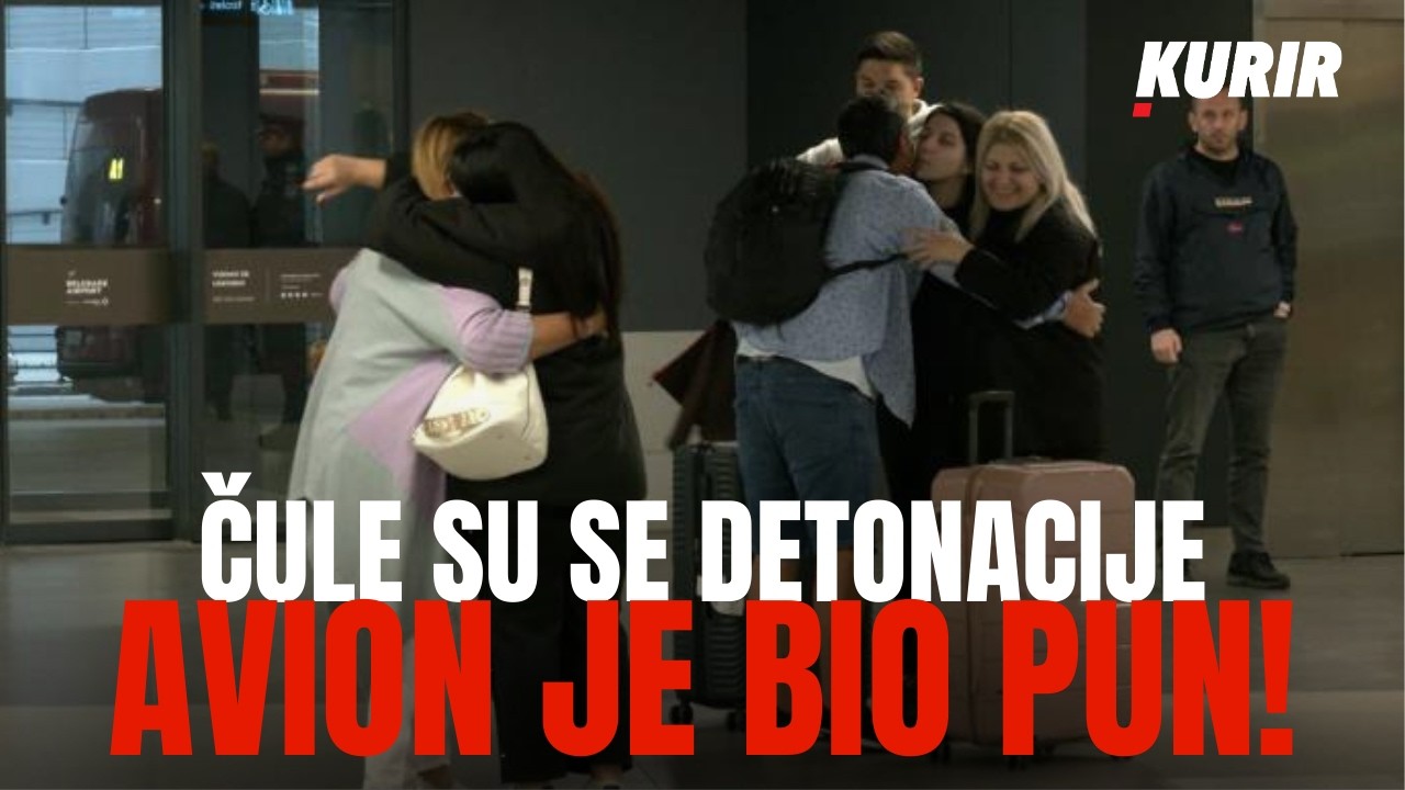 Naši državljani sleteli iz Dubaija za Beograd: 