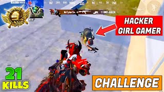 Pro Cheater Girl Gamer Challenged Cyber U0026 Blood Raven Xsuit In Battlegrounds Mobile India