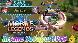 Download lagu 1 Vs 5 Fanny Insane Savage Build Embleme Mobile Legend Bang Bang 1 Vs 5 Fanny Insane Savage Build Embleme Mobile Legend Bang Bang