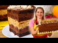 Огромный Торт на ДЕНЬ РОЖДЕНИЯ Свекра 🍰 на БОЛЬШУЮ КОМПАНИЮ! Самый Вкусный и Самый Шоколадный ТОРТ!