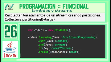 Programación FUNCIONAL en JAVA | COLLECTORS | Recolectar un STREAM con partición| PARTITIONING BY