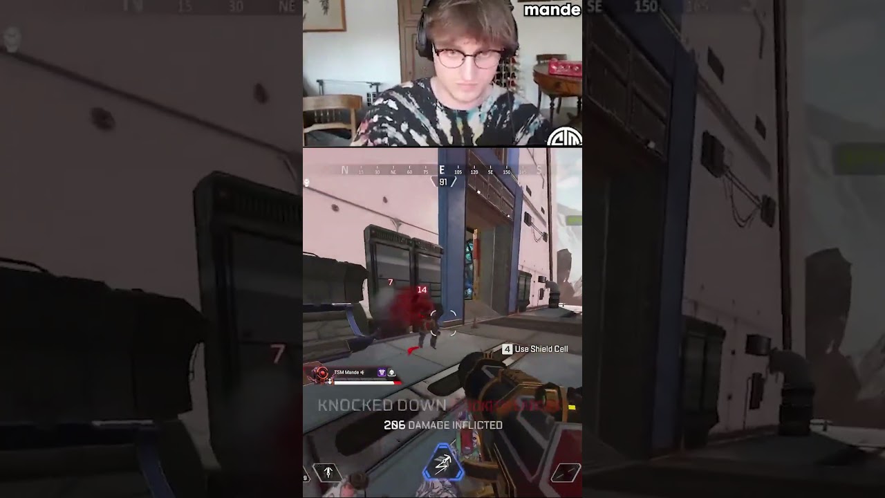 TSM Mande Don't Even Need His Teammates For That! - Apex Legends