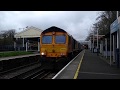Trainspotting UK: GB Railfreight goods train at Barnes