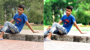 How to blur background in photoshop DSLR style photo effects tutorial