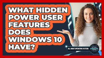 What Hidden Power User Features Does Windows 10 Have? - All About Operating Systems