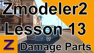 Zmodeler2 - Lesson 13, AUDI RS4 FINISHED! How to make damage parts ( HD with voice )