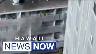 HFD rushes to apartment fire in Makiki; area streets closed