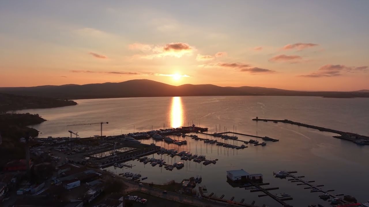 2026 The Old Town of Sozopol at Sunset | 4K Drone Footage | Sozopol, Bulgaria