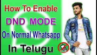 How To Enable DND Mode in normal Whats app For Stopping Data for whatsapp screenshot 5