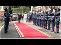 President Ruto at the National Defence college graduation ceremony in Karen!!