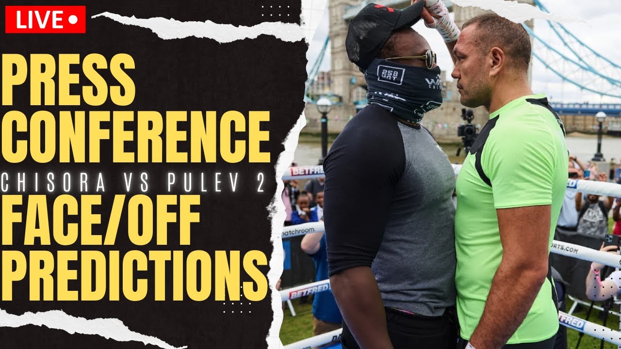 Chisora and Pulev FACE Off Before Their Rematch Should LOSER Retire?