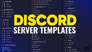 30+ Discord Server Templates You Must Use To Save Time!