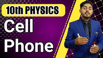 Cell phone class 10 | 10th class physics ch 17 cell phone | transmission of radiowaves through space