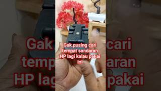 Holder HP meja kokoh dan stabil, enak buat nonton dan kerja #holder #hp #meja #praktis