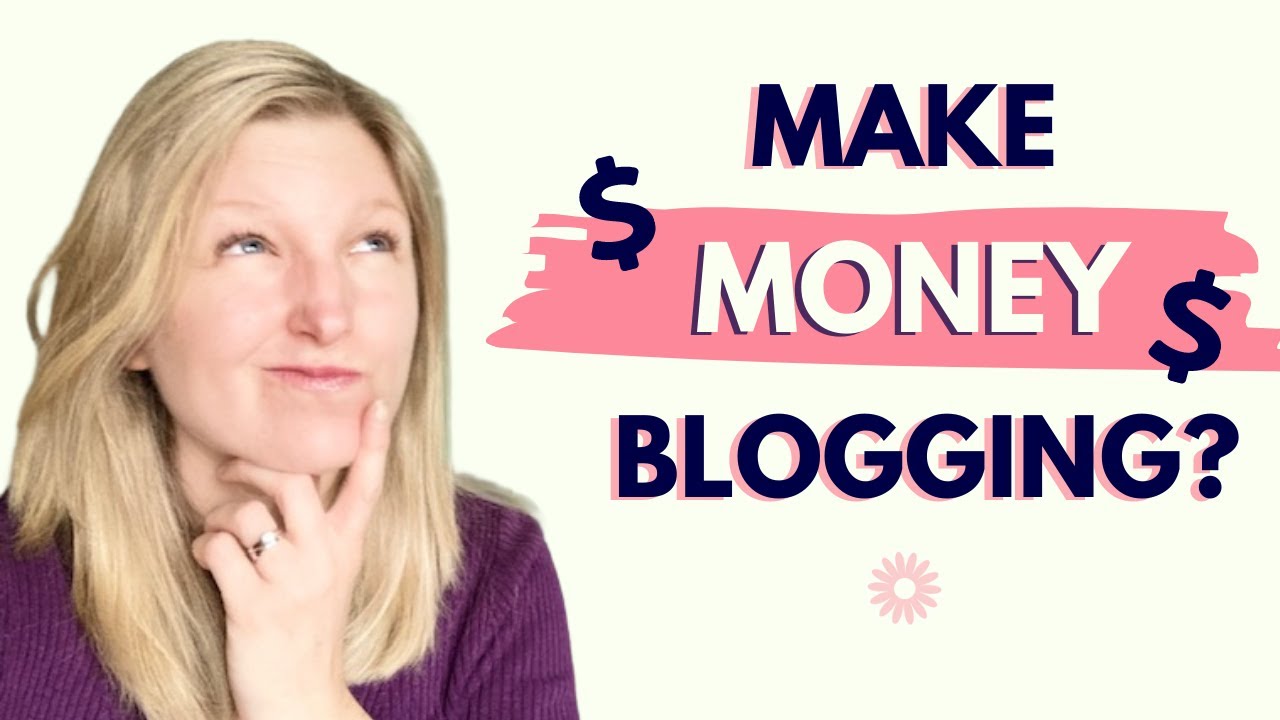 MAKE MONEY BLOGGING: 5 ways to make money with your blog - YouTube