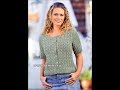 Вязание Спицами Летних Кофточек с Коротким Рукавом - модели 2019 / Summer Blouses with Short Sleeve