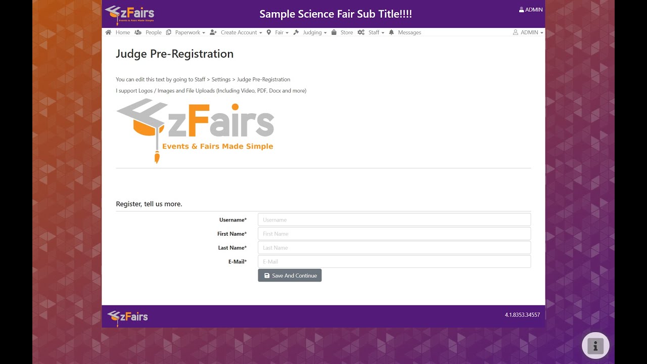 Judge Registration YouTube Judge registration youtube