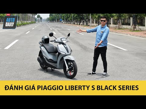 Đánh giá Piaggio Liberty S Black Series giá 58,5 triệu - Cool Ngầu, bật cá tính |Autodaily.vn|