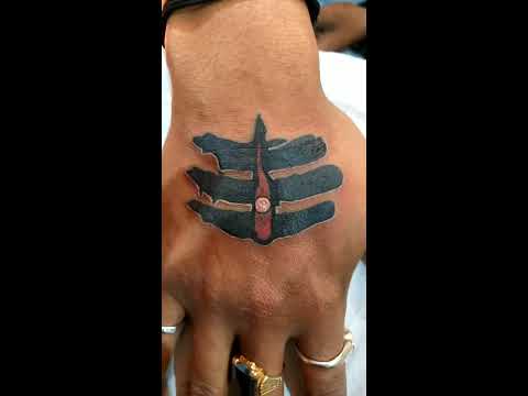 Mantar with shiva tilak tattoothe friend tattoos  YouTube