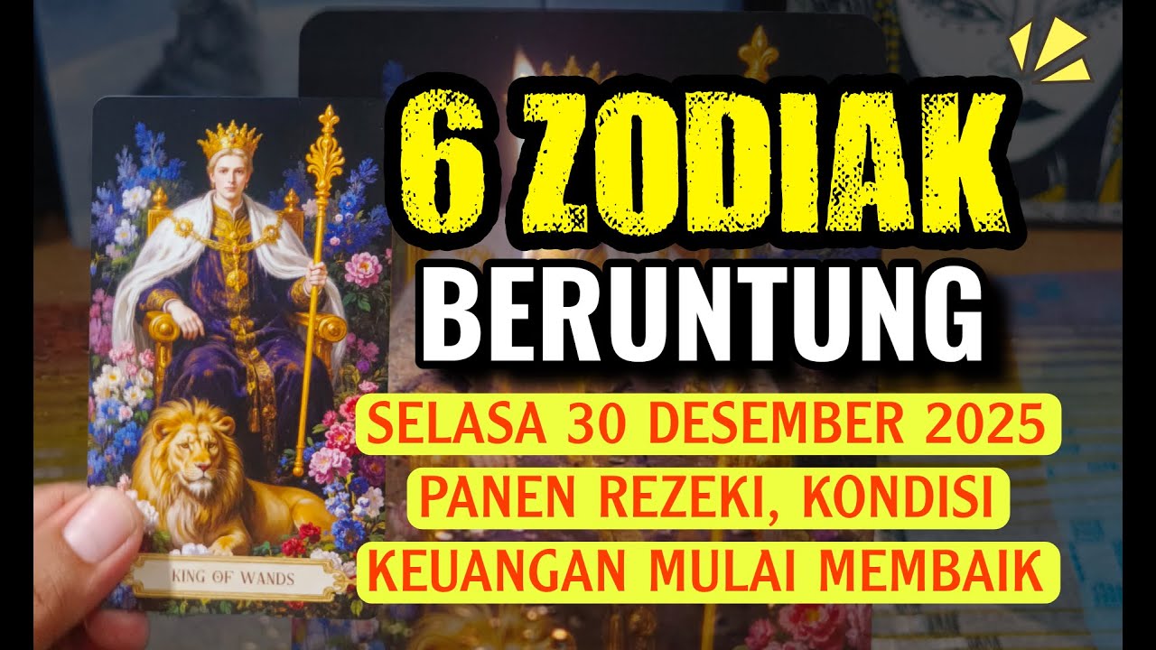ZODIAK BERUNTUNG HARI INI SELASA 30 DESEMBER 2025 LENGKAP DAN AKURAT