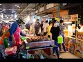 [4K] 2020 Walk inside "Tao Poon Market" fresh market close to MRT station, Bangkok