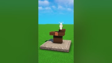 Minecraft : Making Villager Statue in Minecraft #shorts #minecraft #trending