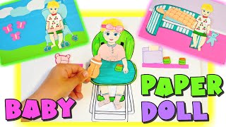 How to make Paper Dollhouse in Album PAPER DOLLS! Бумажный домик / БУМАЖНЫЕ КУКЛЫ