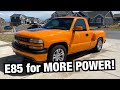 the LSA AWD Silverado on ETHANOL is INSANE