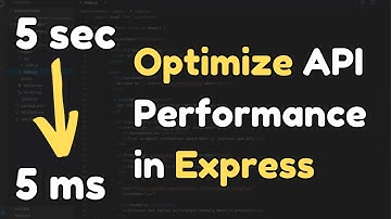 Optimize API Performance: How to Cache an API in Express.js | Node.js Best Practices