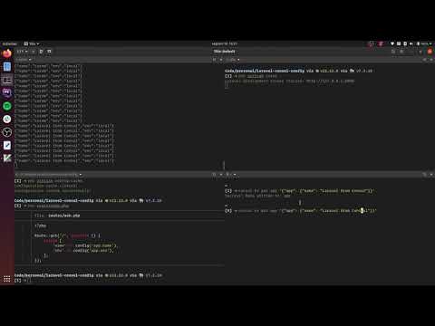 Loading Laravel configs