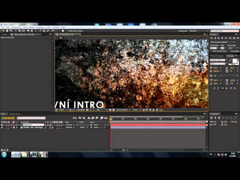 CZTUTORIÁL – After Effects 002 – Jednoduché intro