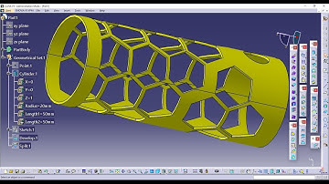 CATIA v5 How to project a sketch and cut a rolled surface using the Develop tool