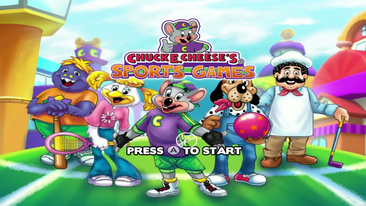 Chuck E. Cheese's Sports Games (Wii) - Gameplay 4K 60FPS