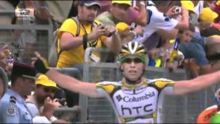 Mark Cavendish; fastest man on two wheels.