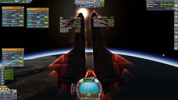 KSP: Shuttle booster test flight