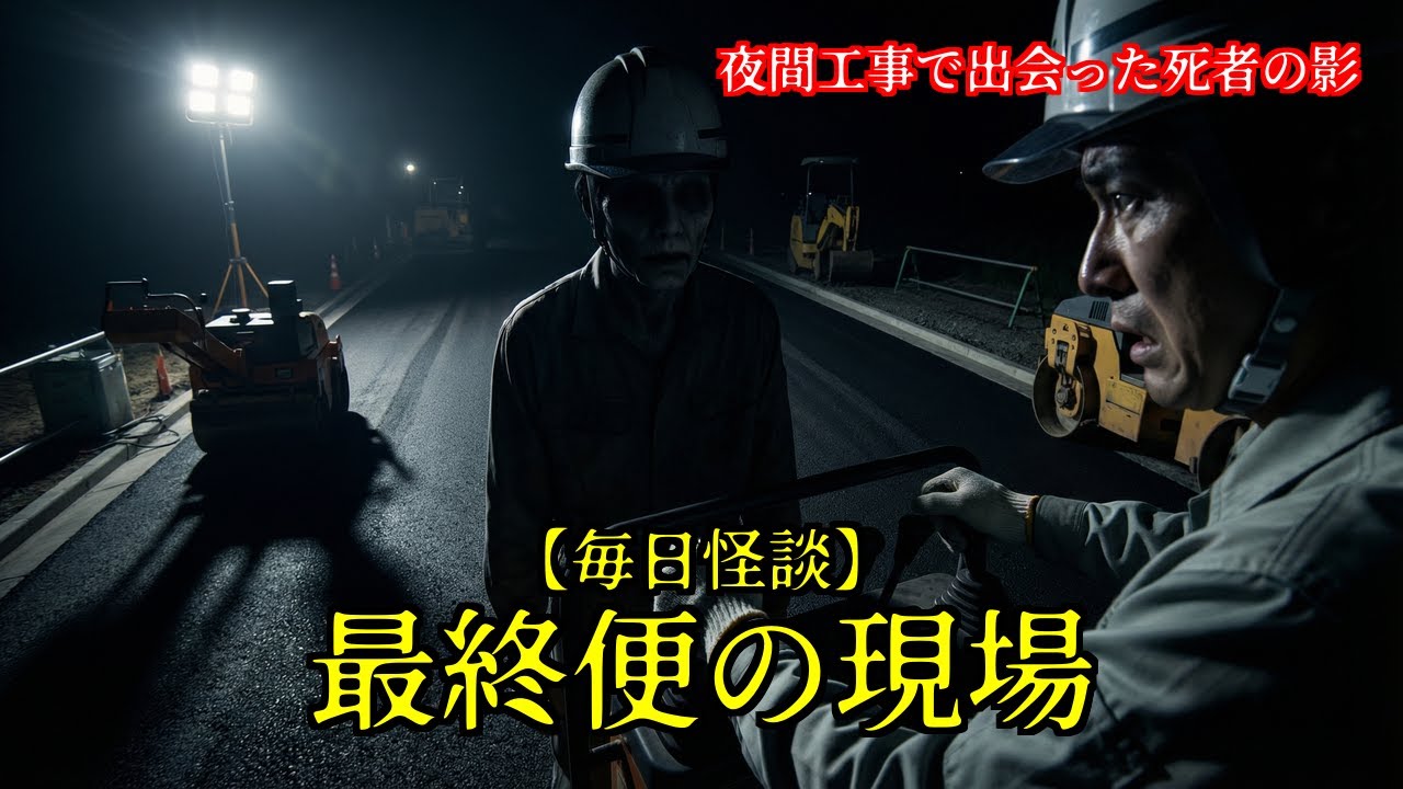 【毎日怪談】最終便の現場