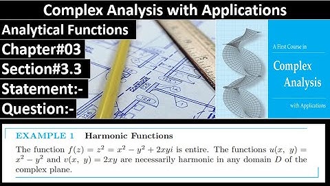 Complex Analysis and Applications | Section#3.3 | Example#01 | Dennis G. Zill