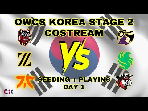 Seeding + Playins Day 1 | OWCS Korea Stage 2
