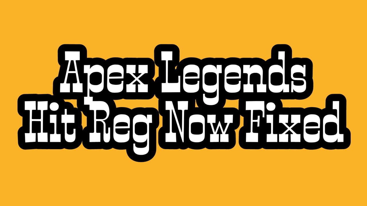 Apex legends ps4 pro Hit reg fixed