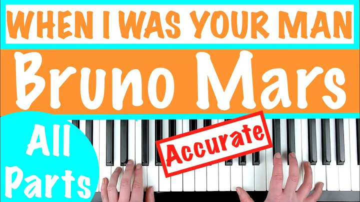 How to play WHEN I WAS YOUR MAN - Bruno Mars Piano Chords Tutorial