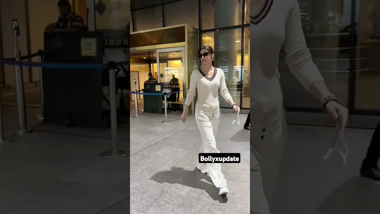Kriti sanon spotted at Mumbai Airport ❤️ 🙈