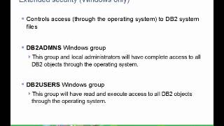 Chapter 9(5) -  LBAC, Extended security, and Trusted contexts