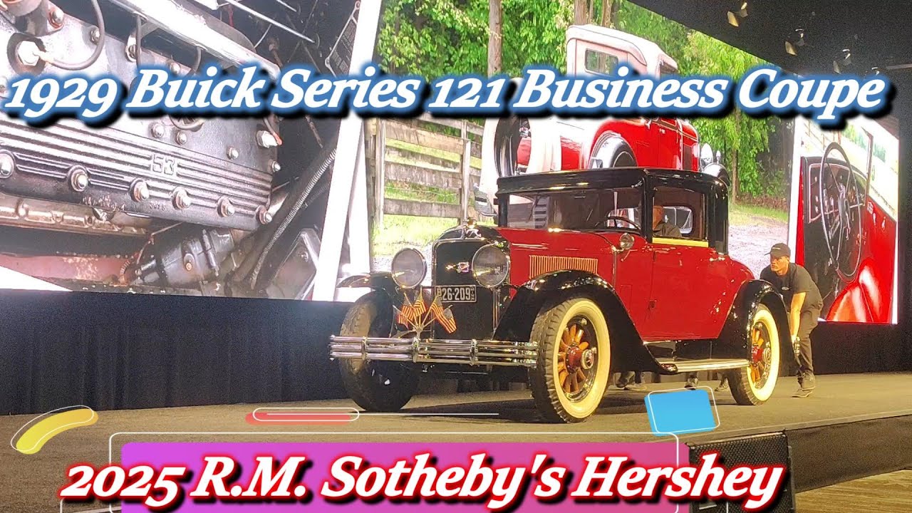1929 Buick Series 121 Business Coupe crosses the block R M