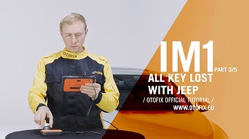 OTOFIX Official Tutorial 3/5  IM1 Car Key Programmer with IMMO Function：All Key Lost With JEEP