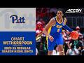 Pitt Guard Omari Witherspoon Season Highlights | 2025-26 ACC Men's Basketball