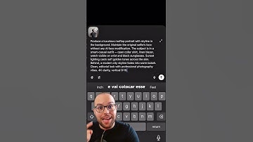 Com esse prompt você pode fazer uma foto profissional no chat gpt!
