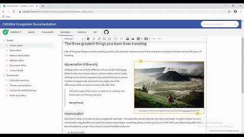 CKEditor5 Introduction