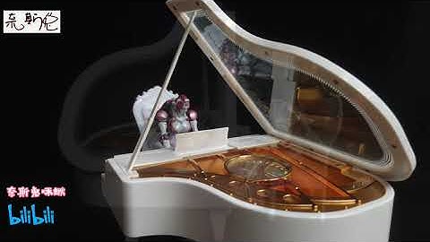 Transformers Stop Motion Animation: BigFireBird Toy Nicee play piano大火鸟武器姬奶昔弹钢琴